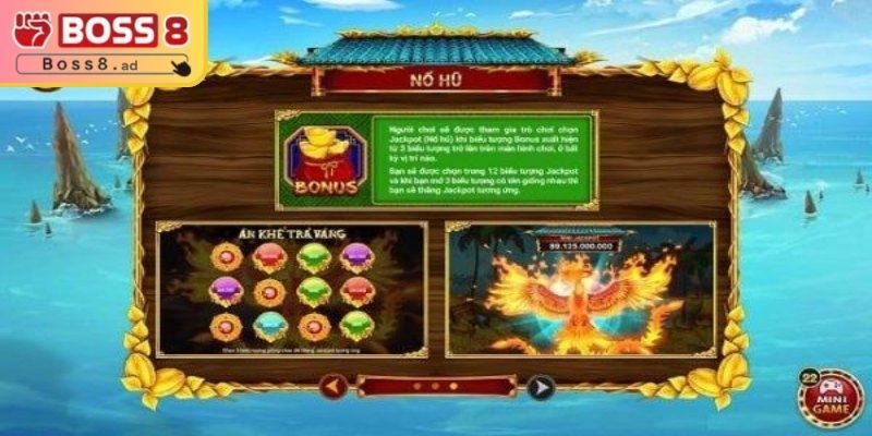 Ăn Khế Trả Vàng BOSS8 – Huyền Thoại Nổ Hũ Giàu Thưởng 3 Biểu trưng độc đáo xuất hiện ở từng vòng quay