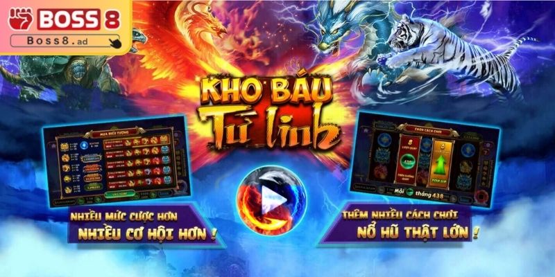 Kho Báu Tứ Linh BOSS8 – Cuộc Phiêu Lưu Giành Kho Báu 1 Sơ lược về kho báu tứ linh BOSS8