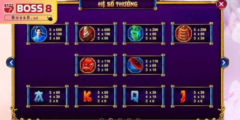 Thanh Xà Bạch Xà BOSS8 – Cuộc Phiêu Lưu Giải Trí Hấp Dẫn 2 Thiết lập mức cược trong game dễ dàng